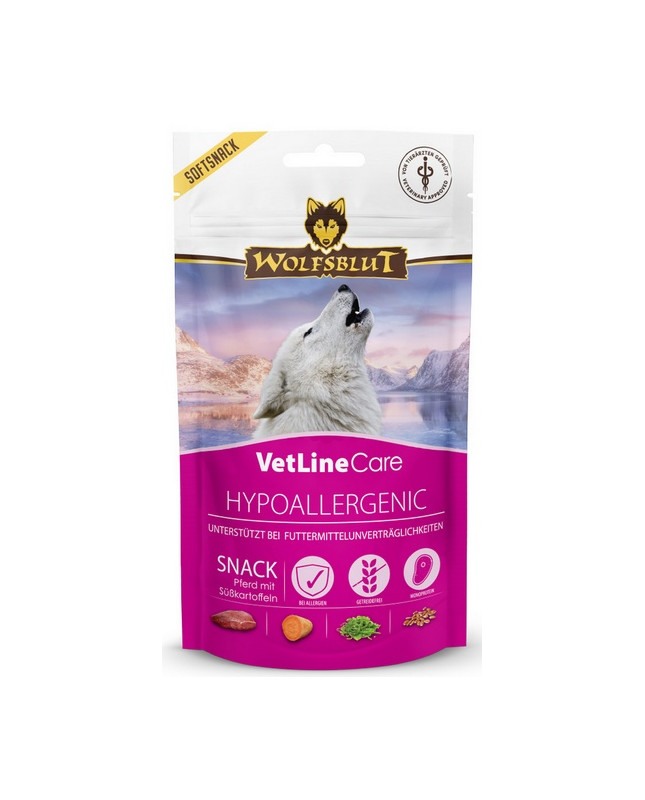Wolfsblut Dog Vetline Snack Hypoallergenic - Konina I Bataty 100G