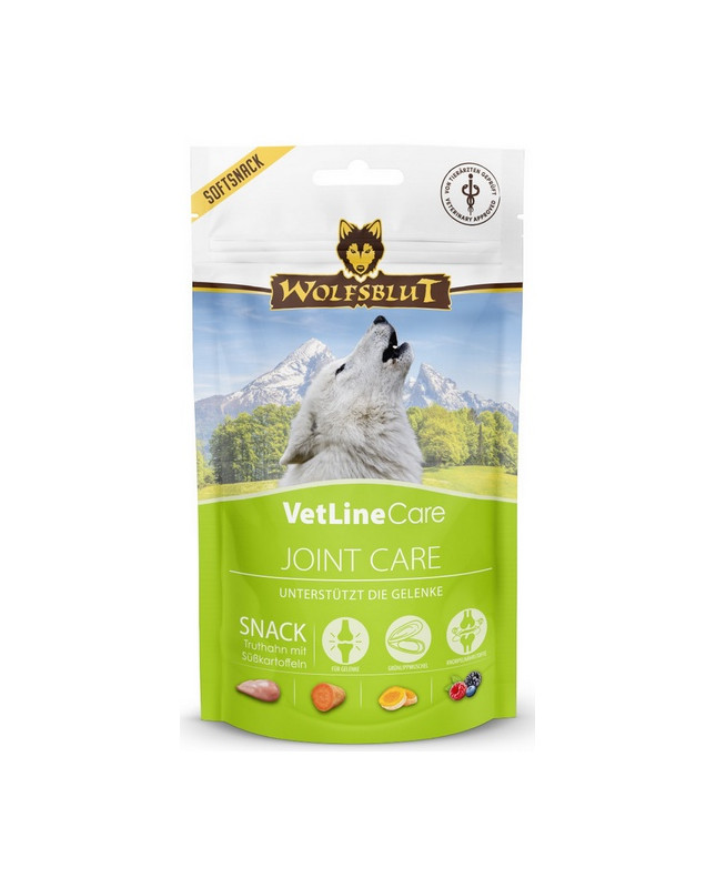 Wolfsblut Dog Vetline Snack Joint Care - Indyk I Bataty 100G
