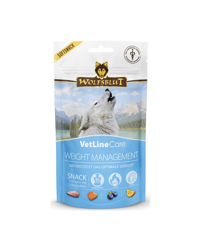 Wolfsblut Dog Vetline Snack Weight Management - Indyk I Bataty 100G