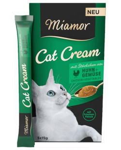 Miamor Cat Cream Kurczak I Warzywa 6X15G