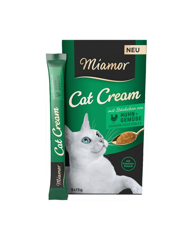 Miamor Cat Cream Kurczak I Warzywa 6X15G