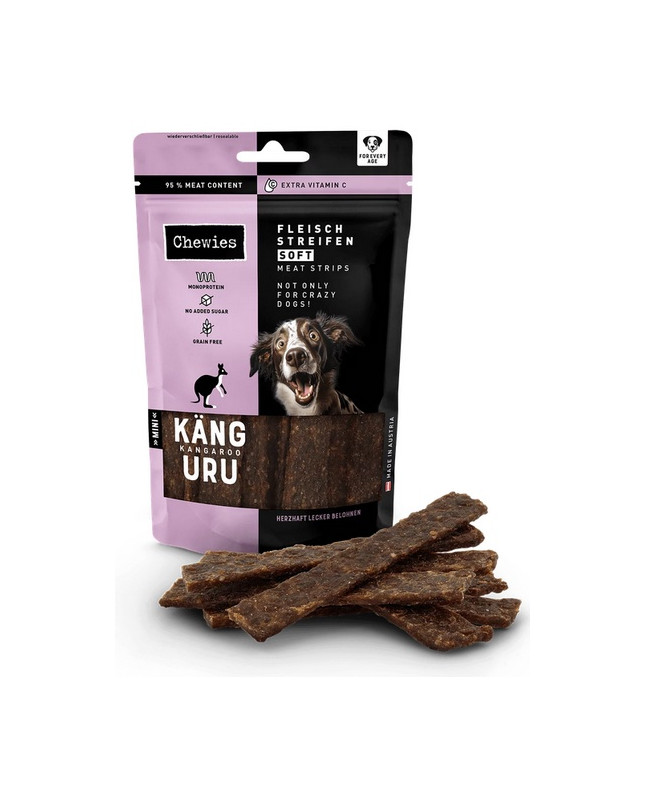 Chewies Meat Strips Soft Mini Kangur 70G