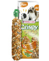 Versele-Laga Crispy Sticks Rabbit & Guinea Pig Carrot - Kolby Dla Królików I Świnek Z Marchewką 110G