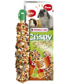Versele-Laga Crispy Sticks Rabbit & Guinea Pig Fruits - Kolby Dla Królików I Świnek Z Owocami 110G
