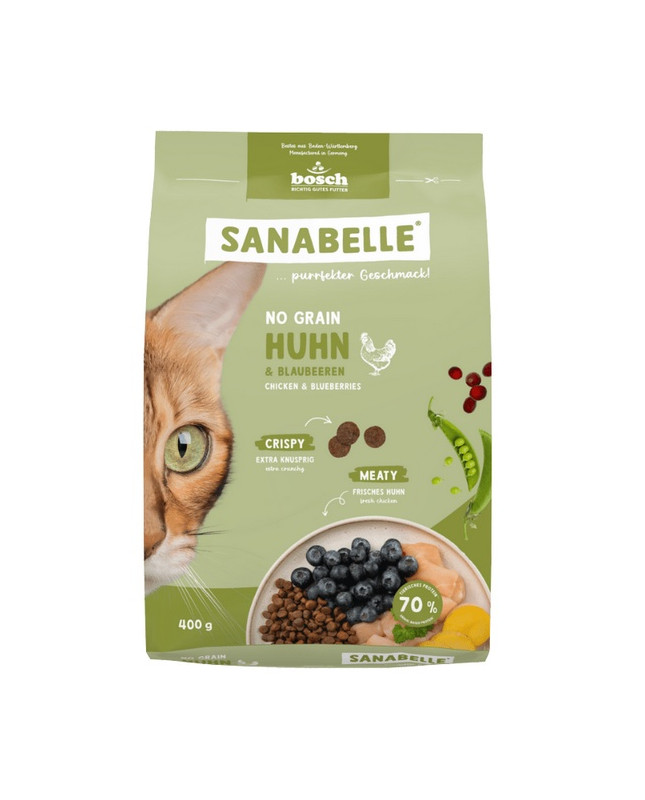 Sanabelle Adult No Grain Huhn - Bezzbożowa Z Kurczakiem 400G