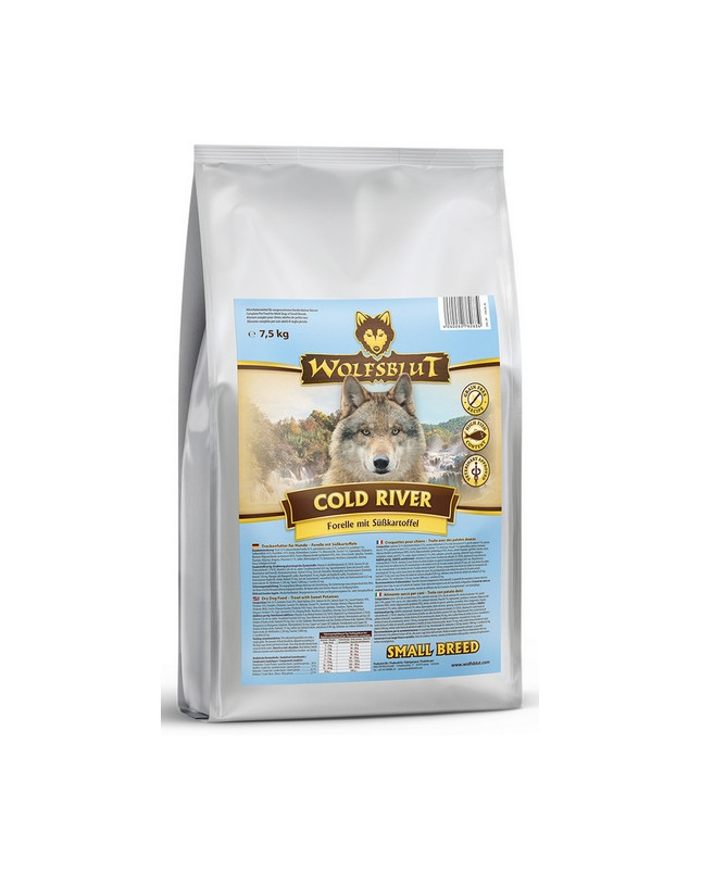 Wolfsblut Dog Cold River Small - Pstrąg I Bataty 7,5Kg