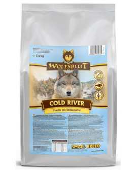 Wolfsblut Dog Cold River Small - Pstrąg I Bataty 7,5Kg