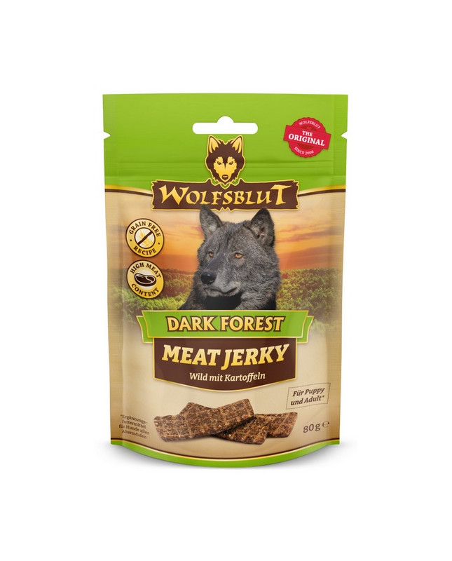 Wolfsblut Dog Meat Jerky Dark Forest 80G