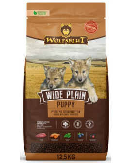 Wolfsblut Dog Wide Plain Puppy - Konina I Bataty 12,5Kg