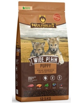 Wolfsblut Dog Wide Plain Puppy - Konina I Bataty 12,5Kg