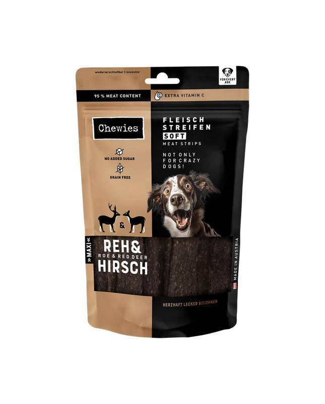 Chewies Meat Strips Soft Maxi Sarna & Jeleń 150G