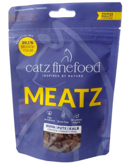 Catz Finefood Meatz Essential Mix - Kurczak, Indyk, Cielęcina 45G