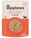 Applaws Saszetka Dla Kota Kurczak Z Łososiem W Rosole 70G