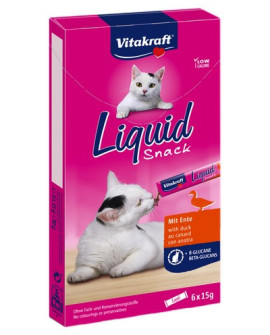 Vitakraft Cat Liquid-Snack z Kaczką 6x15g [23520]