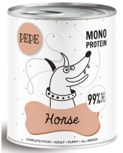 Paka Zwierzaka Pepe Horse (Koń) Puszka 800G
