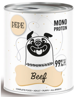 Paka Zwierzaka Pepe Beef (Wołowina) Puszka 800G