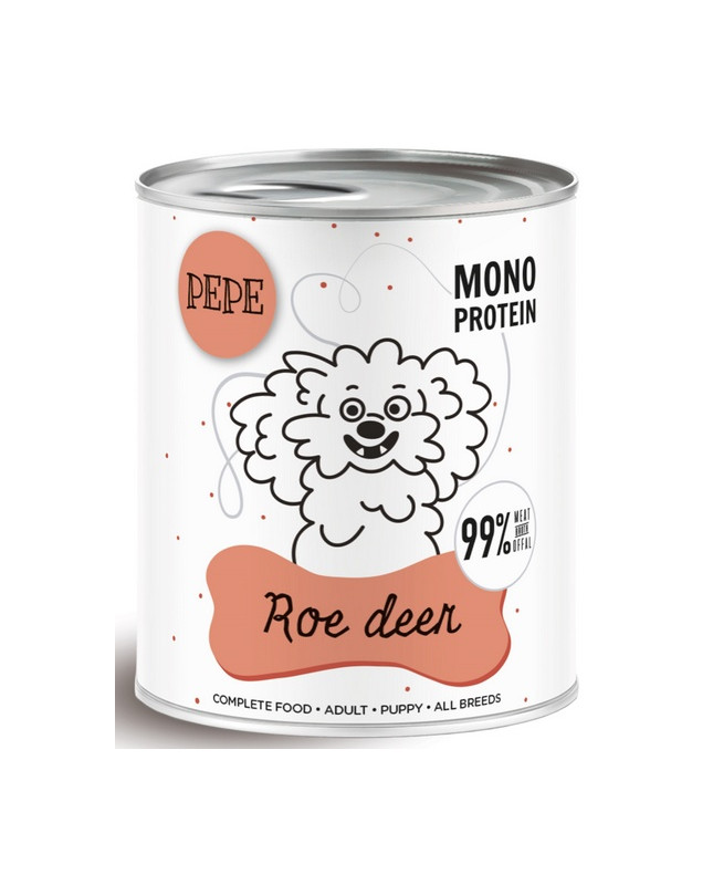 Paka Zwierzaka Pepe Roe Deer (Sarna) Puszka 800G