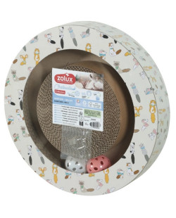 Zolux Chatouille Drapka Tekturowa Okrągła Z Piłkami I Kocimiętką