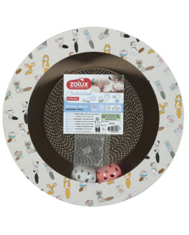Zolux Chatouille Drapka Tekturowa Okrągła Z Piłkami I Kocimiętką