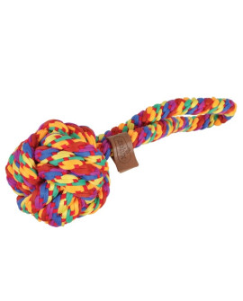 Zolux Zabawka Dla Psa Szarpak Piłka Sznur Rainbow 9,5Cm