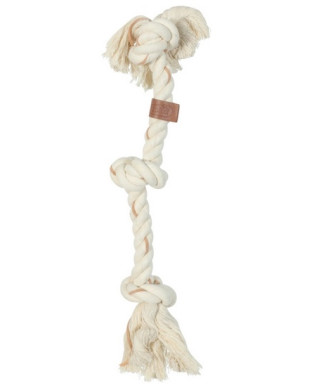 Zolux Zabawka Dla Psa Gryzak Węzły Sznur Leather Touch 44Cm