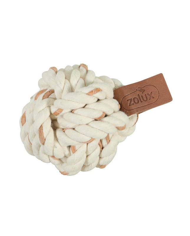 Zolux Zabawka Dla Psa Do Aportowania Piłka Sznurowa Leather Touch 7Cm