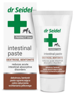 Dr Seidel Intestinal Paste - Na Zaburzenia Wchłaniania Jelitowego Dla Psów I Kotów Tubka 40G
