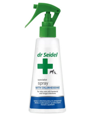 Dr Seidel Spray Z Chlorheksydyną - Do Skóry Z Bakteryjnymi I Grzybiczymi Stanami Zapalnymi 100Ml