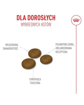 Royal Canin Fussy Exigent Karma Sucha Dla Kotów Dorosłych, Wybrednych 400G