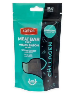 4Dogs Batony Semi-Soft Spirulina I Poroże 2Szt