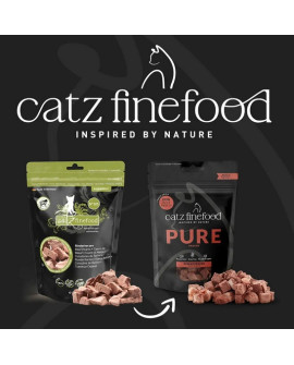 Catz Finefood Pure (Purrrrly N.105) Serca Wołowe 35G