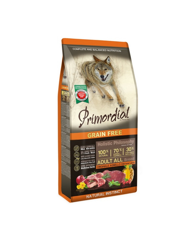 Primordial Dog Grain Free Adult Wild Boar & Lamb 2Kg