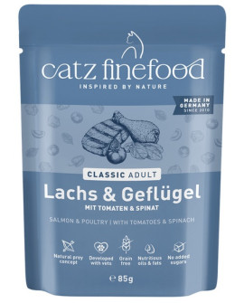 Catz Finefood Classic Łosoś I Drób (N.05) Saszetka 85G