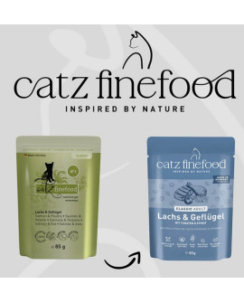 Catz Finefood Classic Łosoś I Drób (N.05) Saszetka 85G