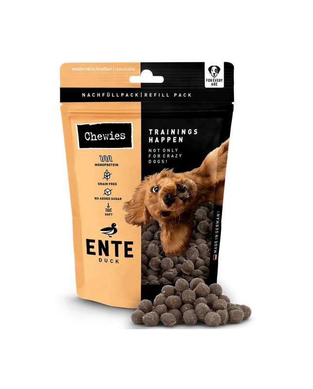 Chewies Trainings-Happen Kaczka Monobiałkowe, Bezzbożowe Wiaderko 175G