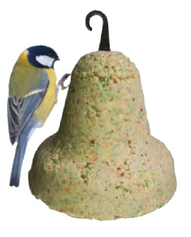 Megan Dzwonek Tłuszczowy Wyciągany Dla Ptaków 400G [Me109]