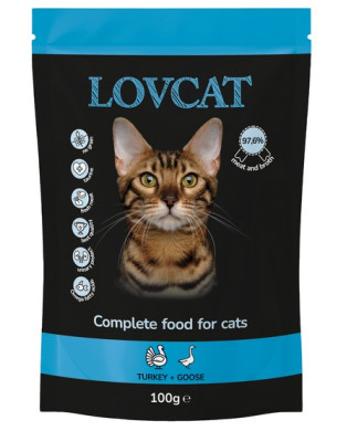 Lovcat Best Turkey & Goose Saszetka 100G