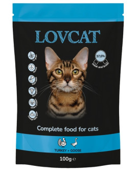 Lovcat Best Turkey & Goose Saszetka 100G