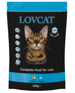 Lovcat Best Turkey & Goose Saszetka 100G