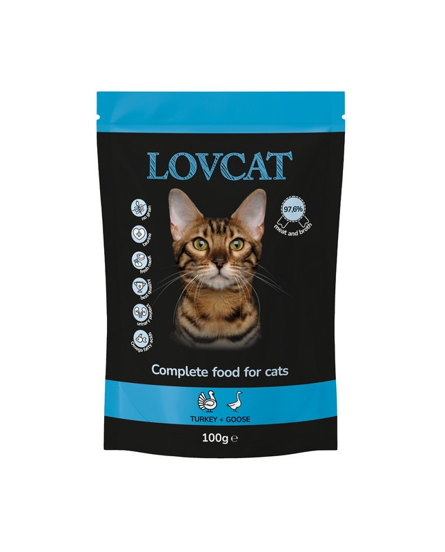 Lovcat Best Turkey & Goose Saszetka 100G