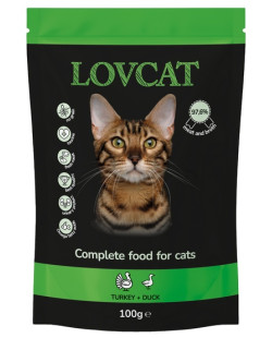 Lovcat Best Turkey & Duck Saszetka 100G