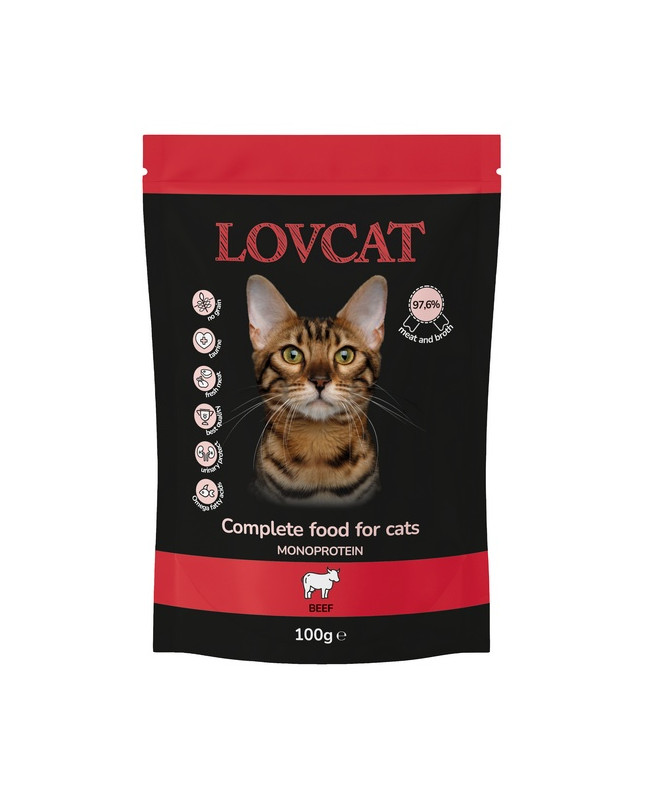 Lovcat Pure Beef Saszetka 100G