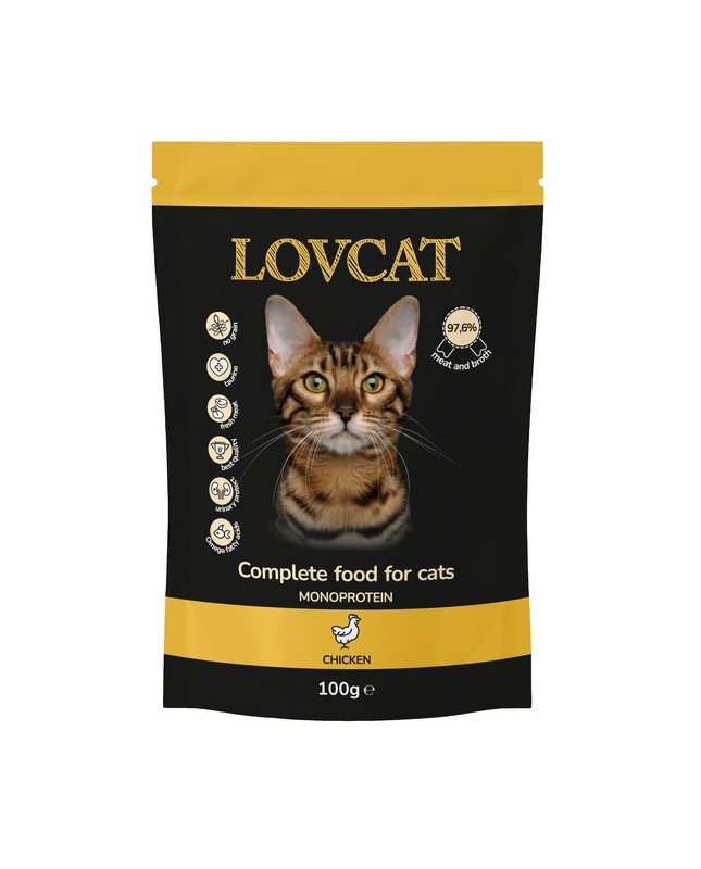 Lovcat Pure Chicken Saszetka 100G