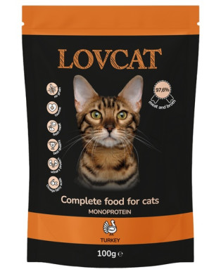 Lovcat Pure Turkey Saszetka 100G
