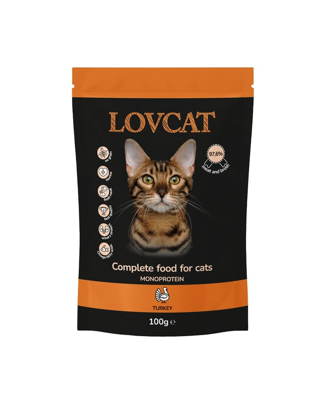 Lovcat Pure Turkey Saszetka 100G