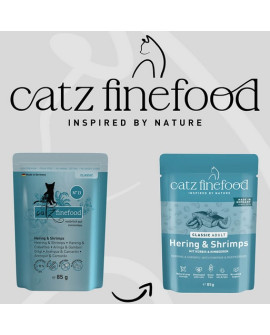 Catz Finefood Classic N.13 Śledź I Krewetki Saszetka 85G