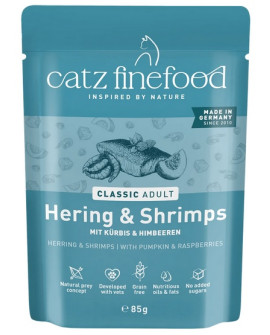 Catz Finefood Classic N.13 Śledź I Krewetki Saszetka 85G