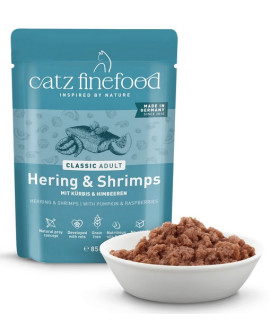 Catz Finefood Classic N.13 Śledź I Krewetki Saszetka 85G
