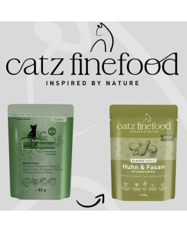 Catz Finefood Classic N.15 Kurczak I Bażant Saszetka 85G