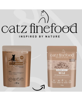 Catz Finefood Classic N.09 Dziczyzna Saszetka 85G